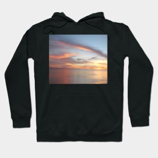 Pastel Gulf Coast Sunset Photo Hoodie